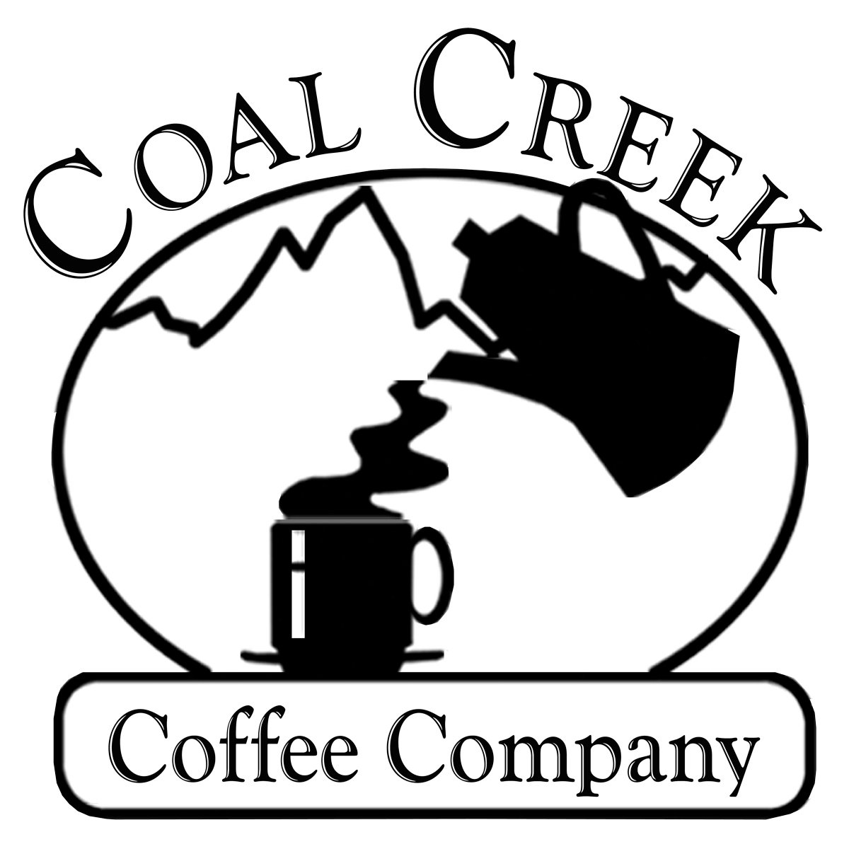 logo_black on clear Coal Creek Coffee